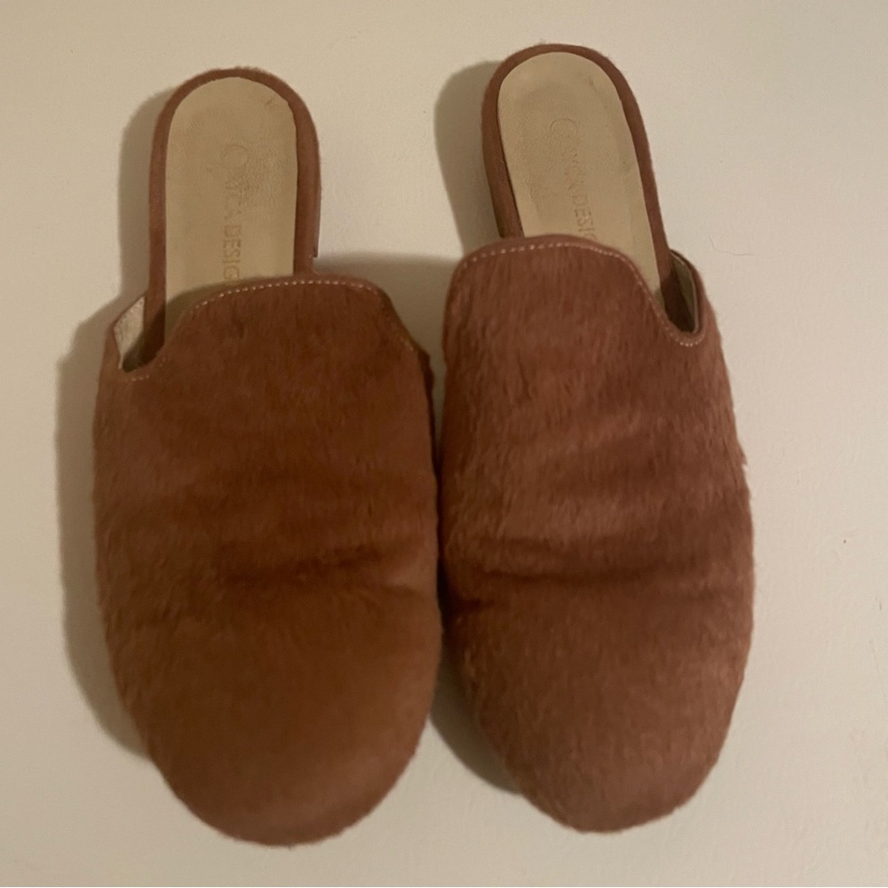 Ayka Design Calf Hair slip-on mule